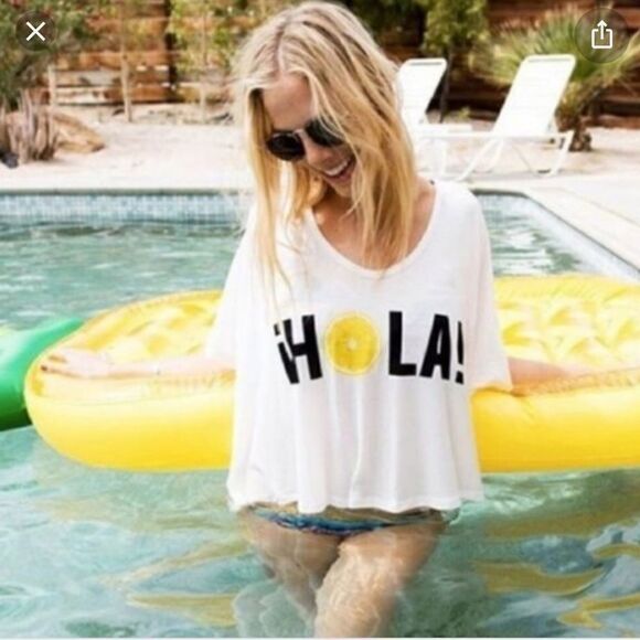 COPY - Show Me Your Mumu Hola! Billy Bob Chop Top - Picture 2 of 6